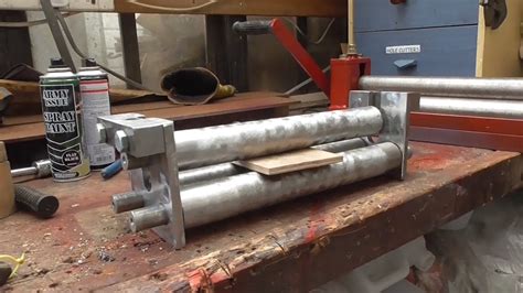 diy sheet metal roller|homemade metal roller plans.